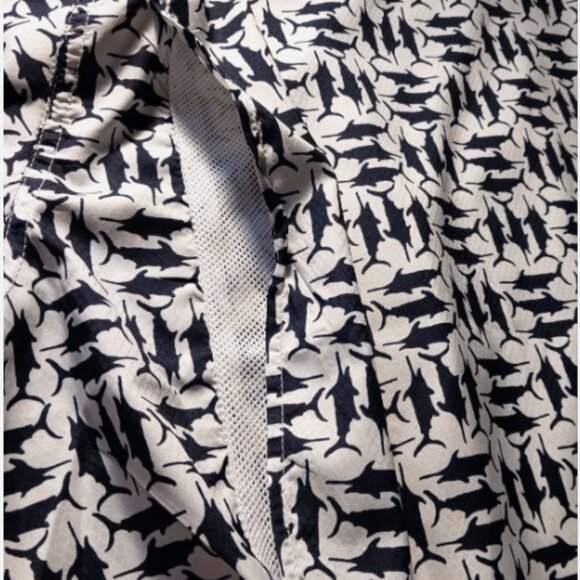 AFTCO Mens Fishing Shirt L Vented Short Sleeve Marlin Swordfish Button Down Fish - Picture 7 of 13